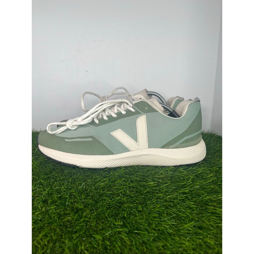 Veja Running Sneakers Green Mint White Men’s Size 12 EU 46 Athletic Shoes